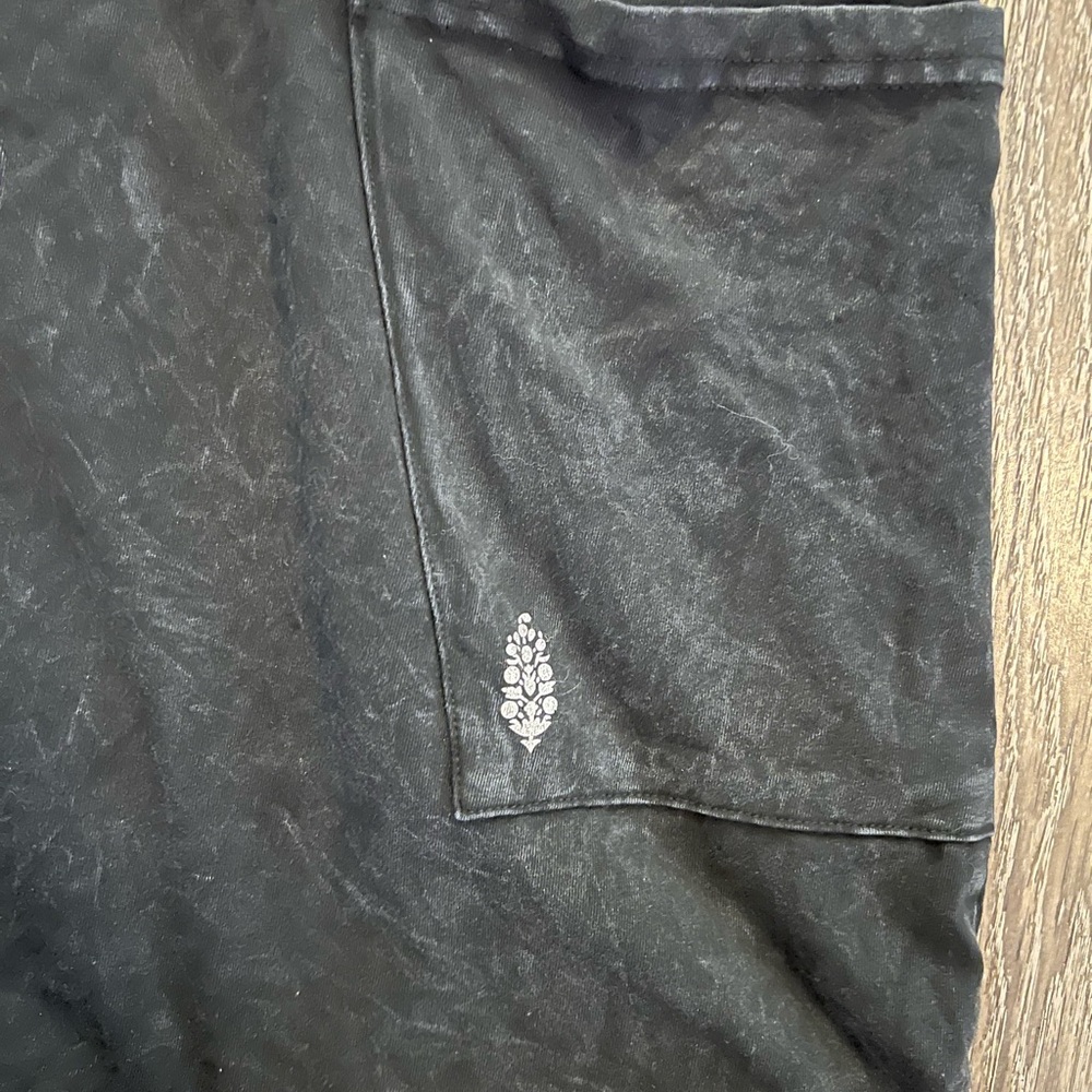 Free People Movement Hot Shot Tee Romper in Black - Picture 6 of 7